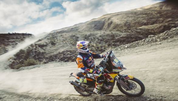 Toby Price claimed his second stage win in the 2016 edition of the Dakar
