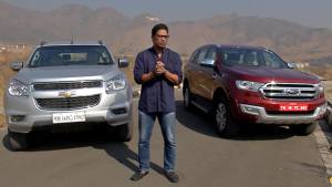Ford Endeavour vs Chevrolet Trailblazer - Comparative Review - Video