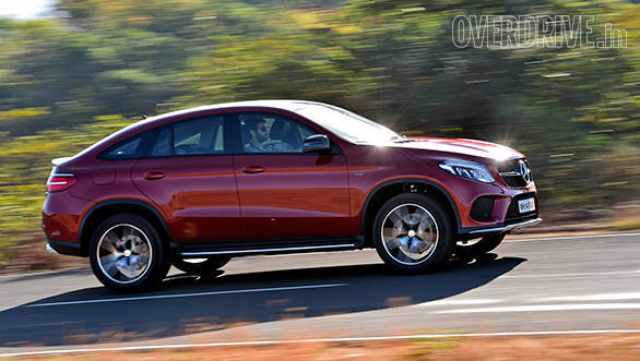It may weigh 2.2 tonnes but the GLE is fast on its feet