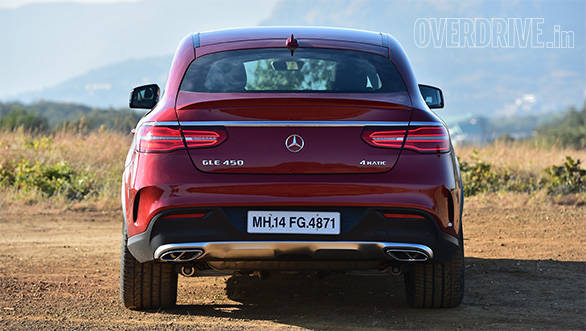 The GLE Coupe's rear end is its most controversial angle. You either love it or loathe it
