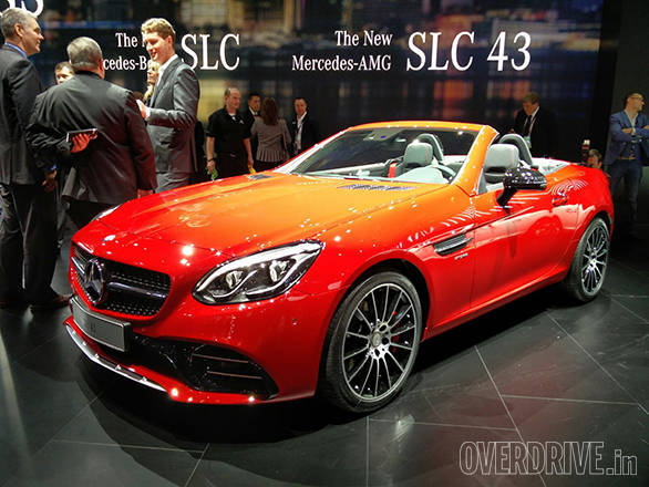 The SLC gets a new face in line with Mercedes' current design language and that lovely diamond grille comes as standard