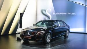 2016 Auto Expo: Mercedes unveils Mercedes-Maybach S 600 Guard