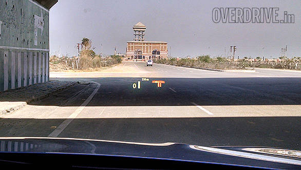 Head-up display is a segment first feature. M Sport only