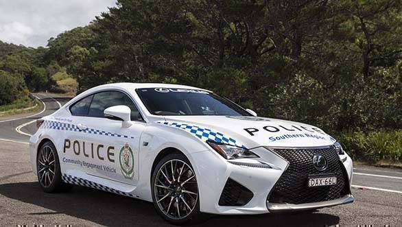 Lexus RC F Australia NSW Police 2