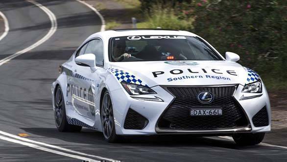 Lexus RC F Australia NSW Police