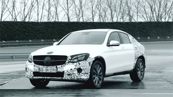 Mercedes Benz GLC Coupe front