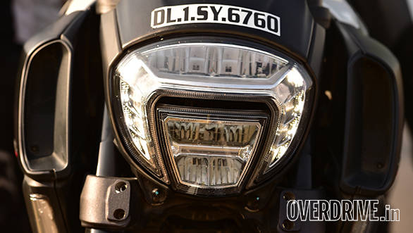 Dual segment headlamp is full LED and works brilliantly at night