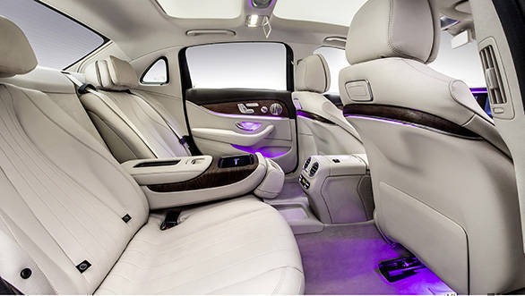 Langversion der neuen E-Klasse Limousine, Interieur Long-wheelb