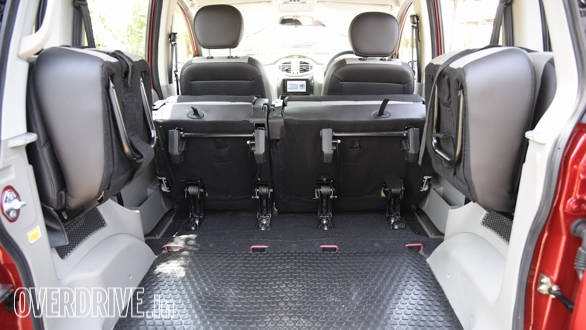 Upto 850-litres of space with all the seats up