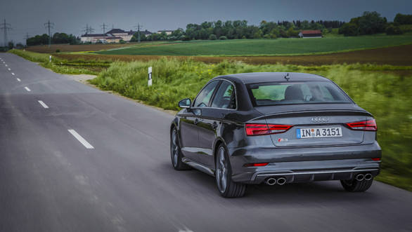 The S3 is something of a mile-muncher, as we discovered on certain unrestricted sections of the Autobahn
