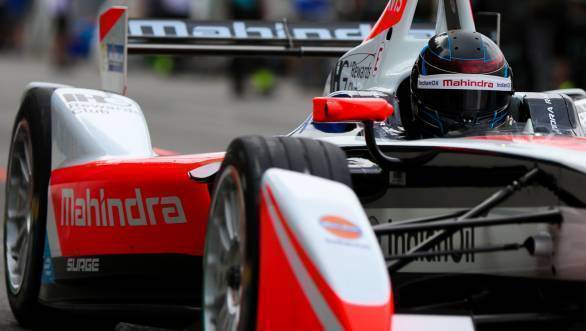 Six points at his home ePrix, for Mahindra Racing's Nick Heidfeld who finished the race seventh