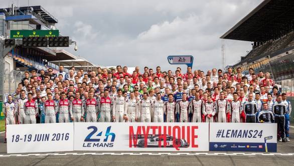 The brave men and women who will compete in the 24 Hours of Le Mans in 2016. Hats off to them. We know we couldn't do it.