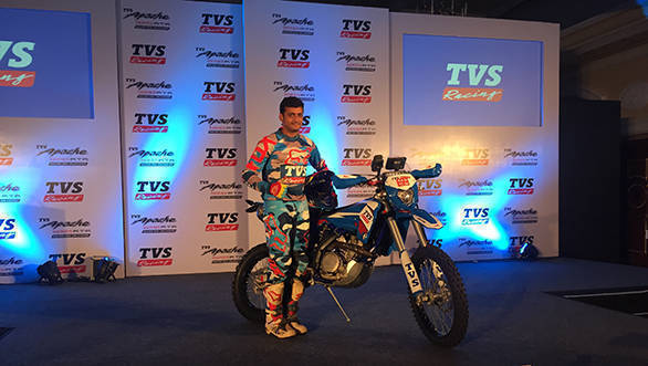 Aravind KP TVS Racing Dakar