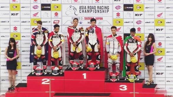 Hari Krishnan took his second international podium in as many races at the Suzuka Round of the Asia Road Racing Championship