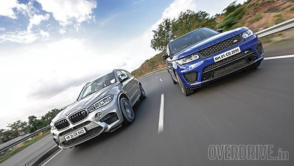 BMW X5M vs Range Rover SVR (30)