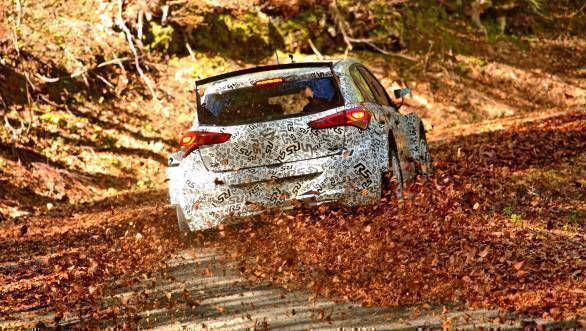Dani Sordo in the i20 R5 at Rally Mexico last year