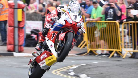 John McGuinness took third at this year's Senior TT