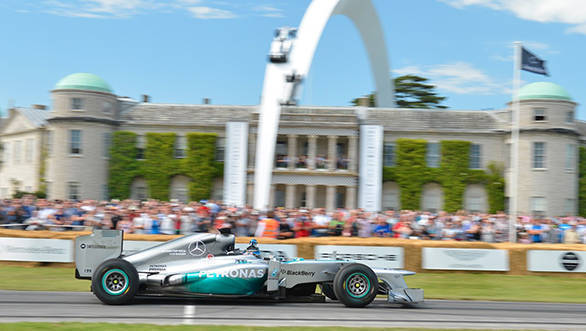 Mercedes F1 at Goodwood Festival of Speed