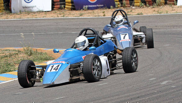 Tejasram CS (14) who won a double in the Rookie Cup (FF1300) category