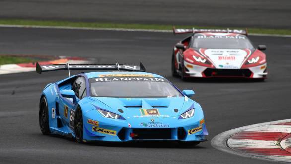 Armaan Ebrahim on his way to a podium at Buriram, Thailand