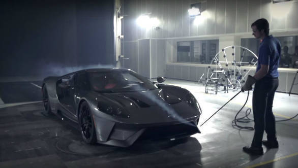Ford GT wind tunnel testing