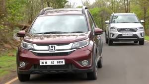 Honda BR-V v Hyundai Creta - Petrol-Automatic Comparative Review - Video
