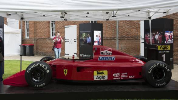 Here's the Ferrari 641, Chandhok's pick as one of the most beautiful F1 cars ever designed. Although this picture is from Goodwood a couple of years ago. 