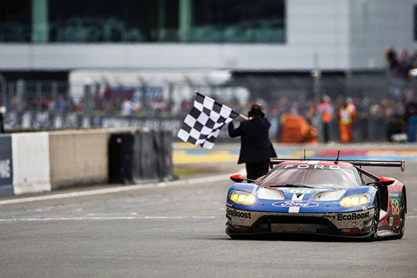The No.68 Ford GT that won the GTE Pro Class, amidst plenty of BoP controversy