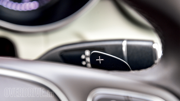 Paddle shifters are offered standard