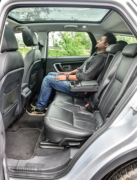 Discovery Sport offers  ample rear knee room and  gets more comfortable seats