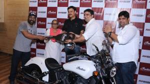 2016 Indian Scout Sixty showcased at Chandigarh dealership in India