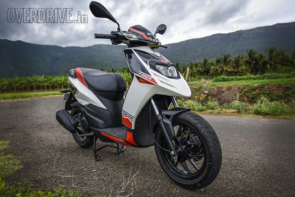 The Aprilia SR 150 is the sportiest looking scooter in India and it definitely stands out