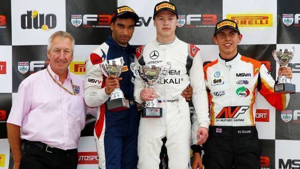 Nikita Mazepin took first place, while Tarun Reddy finished second at Race 2 of the penultimate BRDC British F3 round at Snetterton