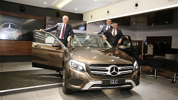 Mr. Roland Folger, MD & CEO, Mercedes-Benz India_  Mr. KM Thakkar, Executive Director, Emerald Motors and Mr. Michael Jopp, Head - Sales & Marketing, Mercedes-Benz India