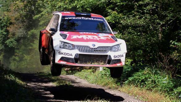 Gaurav Gill on the stages of Rally Hokkaido, Round 4 of the 2016 Asia Pacific Rally Championship