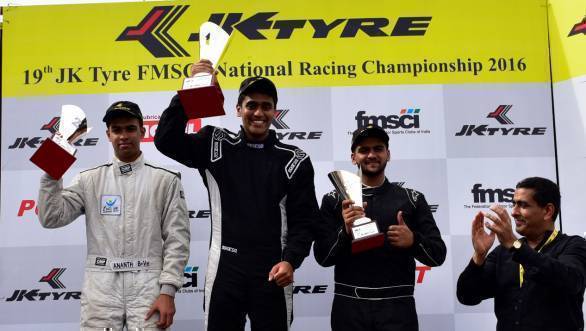 Nayan Chatterjee scored a double win in the Euro JK 16 championship