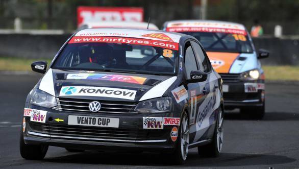 Ishaan Dodhiwala leads the Volkswagen Vento Cup Championship standings after a double win at Round 3 at the MMST
