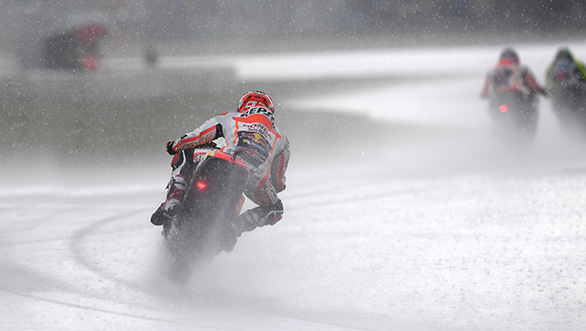 The Assen TT proved to be one of the trickiest races this season with a heavy 15-minute downpour before the race. It had gotten so bad that Race Direction decided to Red Flag the race on Lap 15. After starting fifth in Race 2, Marquez eventually settled for a safe second place, and extended his championship lead to 24 points