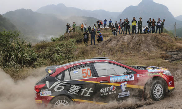 China Rally 2013 Jari Ketomaa  S6 SouEast Ling Shi Turbo V6