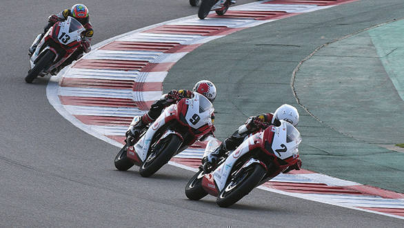 Hiroki Nakamura (No.2), winner of the Asia Dream Cup race (Oct 01)