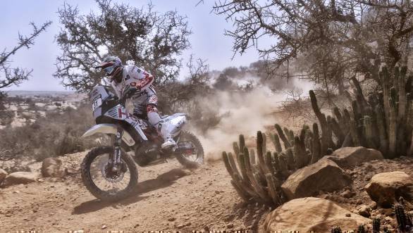 Joaquim Rodriguez ended the day 12th for Hero MotoSports Team Rally