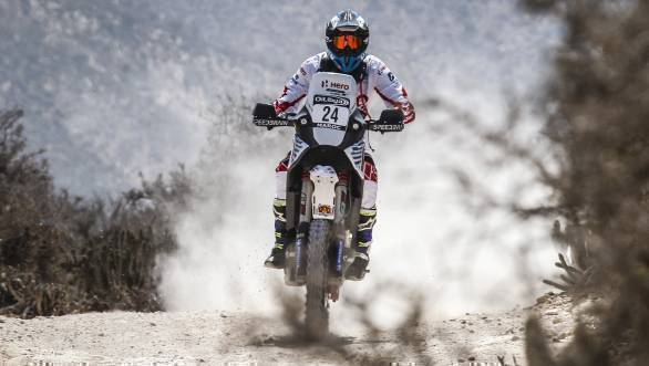 CS Santosh ended the Prologue at Morocco 26th overall