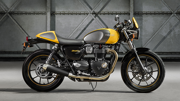 The Street Cub cafe racer is based on the Street Twin