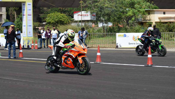 Speedsters involved in a fiery action at the JK Tyre Vroom 2016, held at the Jakkur Aerodrome in Bengaluru on Sunday 16, 2016