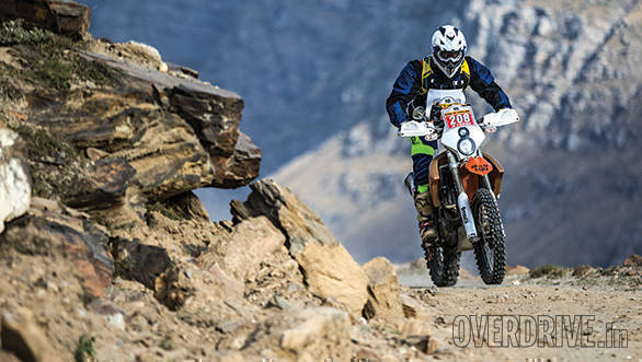 Subhamoy Paul, aged 49, died on October 11 during the fifth competitive stage of the 2016 Maruti Suzuki Raid de Himalaya. On a particularly rough section near Chatru, he lost control of his KTM 500 EXC and flew headfirst into a boulder resulting in a fatal impact. Despite the First Response Vehicle arriving immediately and his body being airlifted from the spot within five minutes of the accident, he was declared dead on arrival at the hospital in Manali. Paul was a veteran off-road motorcyclist with nearly 25 years of experience under his helmet in domestic and international circuits. Our heartfelt condolences go out to his family and friends. He will be missed