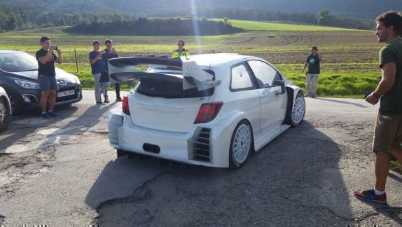 The Toyota Yaris WRC caught testing in Spain