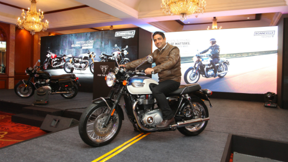 Triumph Bonneville T100 launch