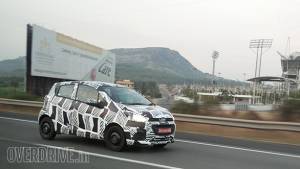 Spied: 2017 Chevrolet Beat spotted testing in India