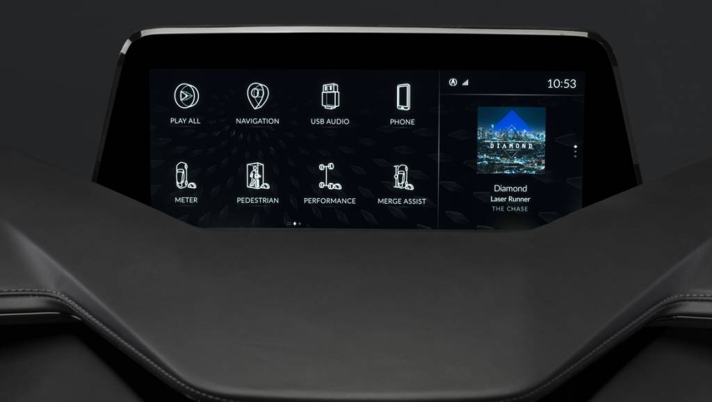 The Acura Precision Cockpit previews the Android-based, next-generation Acura OS that will power future production cars, providing secure access to mobile apps, data and content. The user interface is clean and simple, clearly displaying information to the driver through a center display with two dedicated zones.