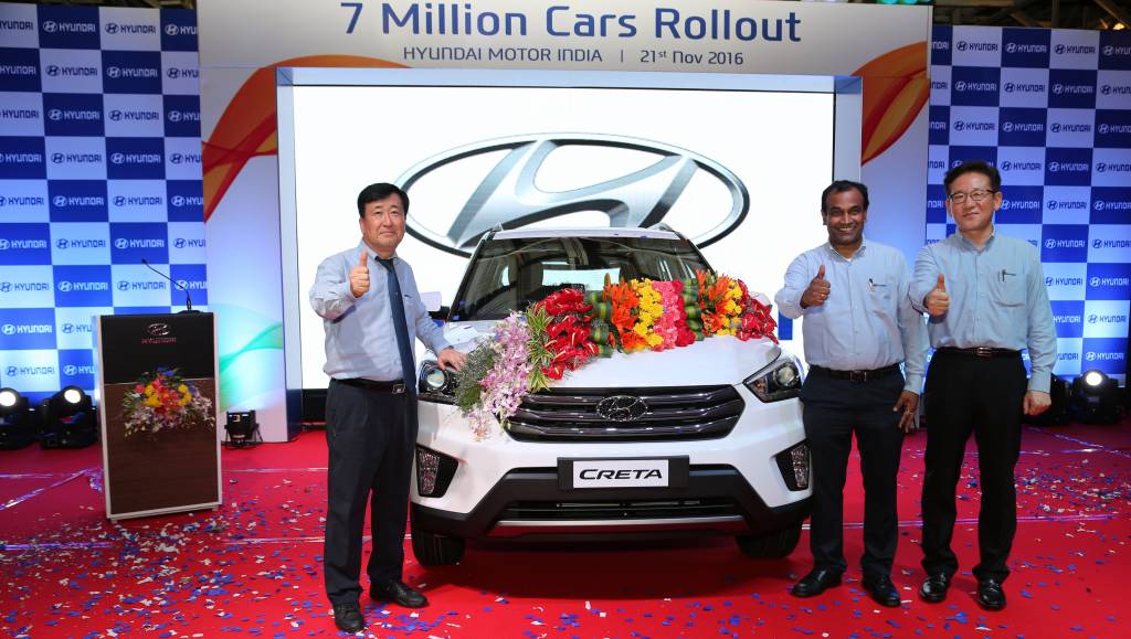 Hyundai 7 millionth car